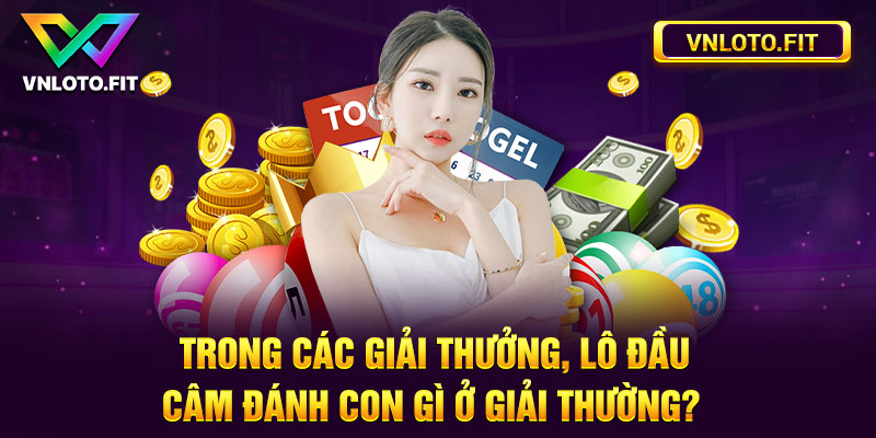 Trong các giải thưởng, lô đầu câm đánh con gì ở giải thường?