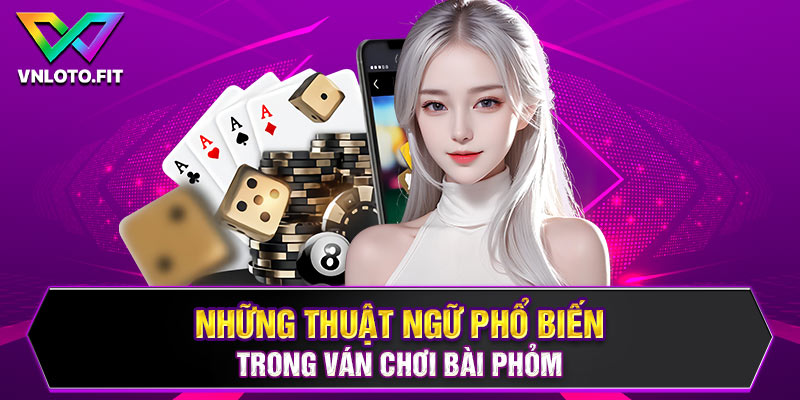 Những thuật ngữ phổ biến trong ván chơi bài phỏm